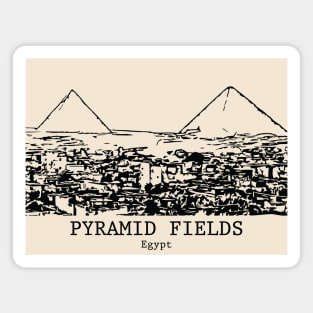 Pyramid Fields - Egypt Magnet